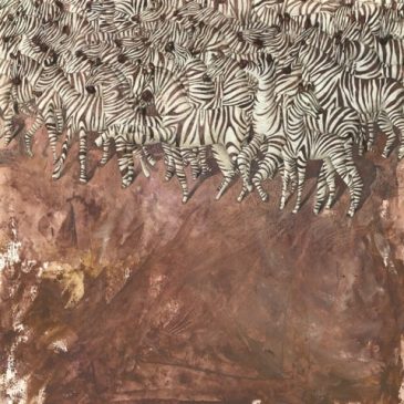 Print&Painting "Zebras" von Constanze von Kitzing